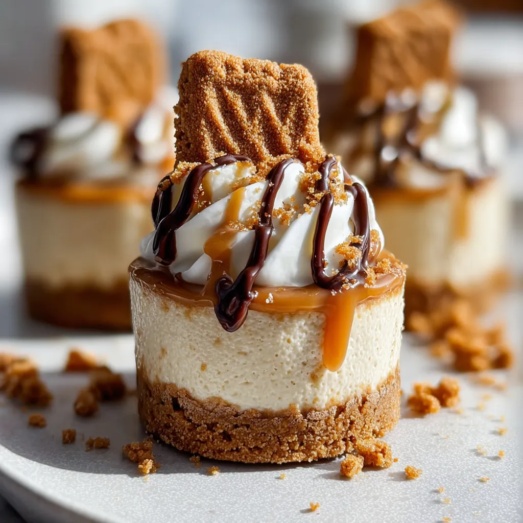 IRRESISTIBLE MINI BISCOFF CHEESECAKES