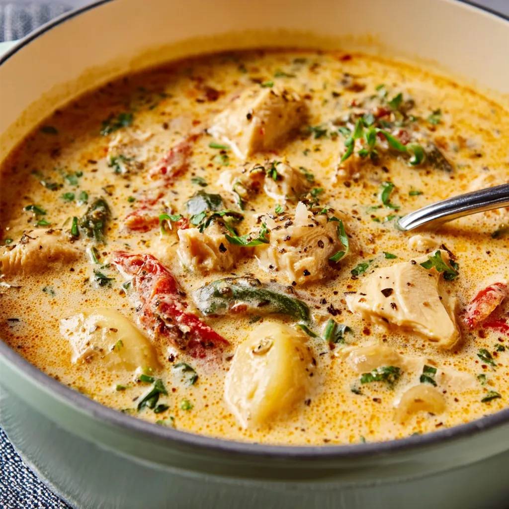 Alt text for featured image about Creamy Marry Me Chicken Soup - Irresistible & Comforting