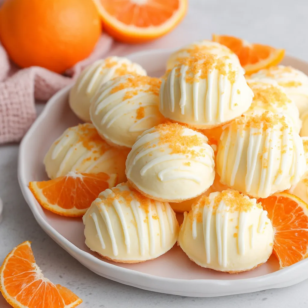 ORANGE CREAM CHEESE DELIGHTS