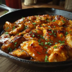 Texas Roadhouse Butter Chicken Skillet showcases a delicious and easy comfort food meal perfect for a weeknight dinner.