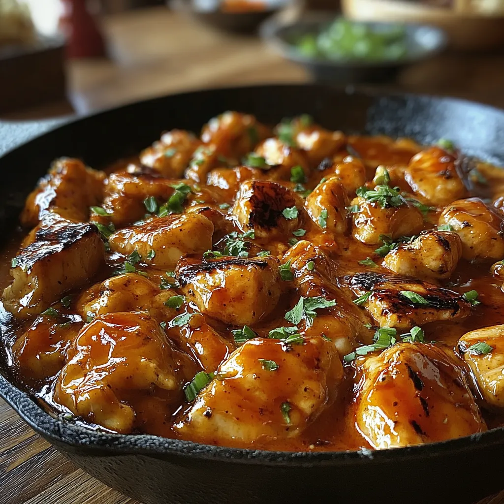 Texas Roadhouse Butter Chicken Skillet recipe shown as an easy and delicious dinner idea with creamy butter sauce and tender chicken pieces.