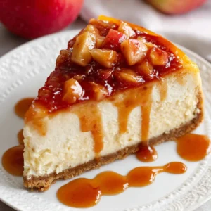 Apple cider cheesecake, a delicious and festive fall dessert, is beautifully displayed as the featured image.