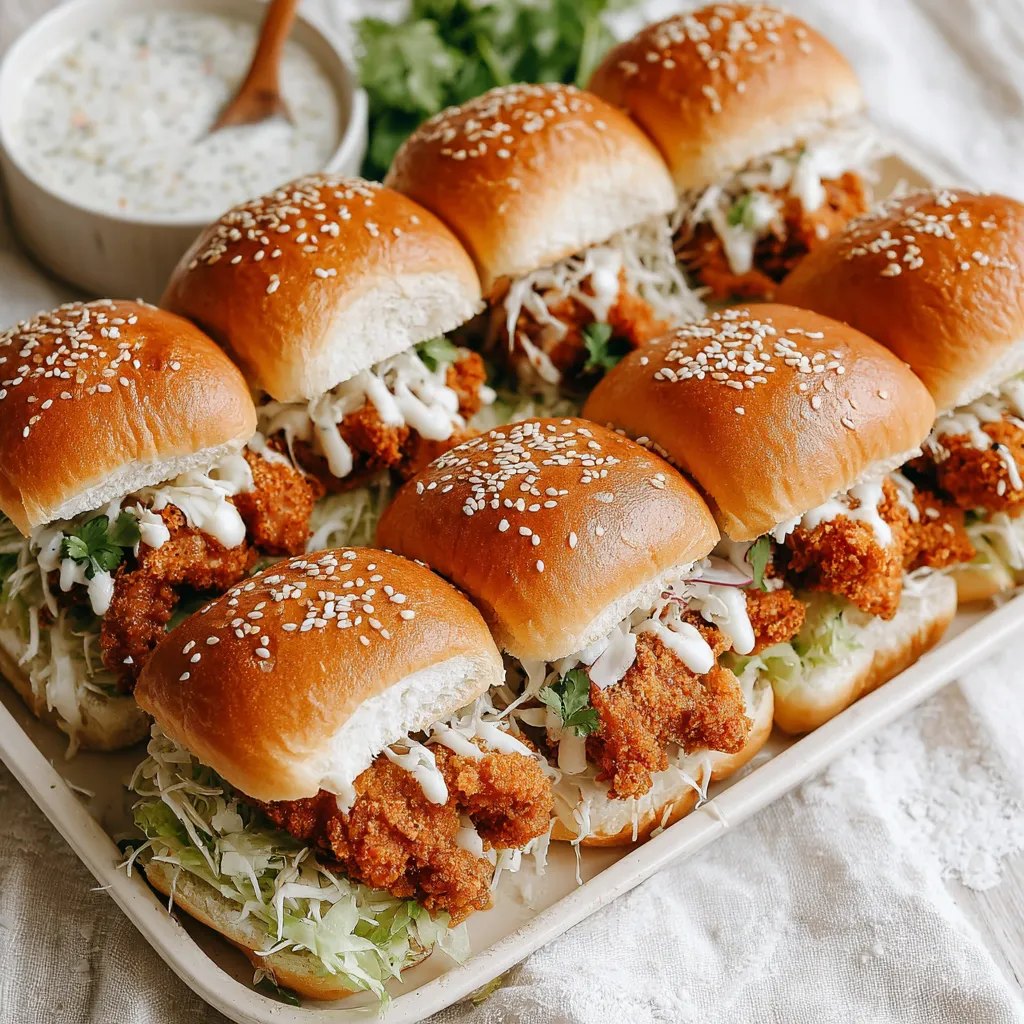 A close-up shows the delicious filling of a Cheesy Dynamite Chicken Buns, highlighting the melted cheese and savory chicken.