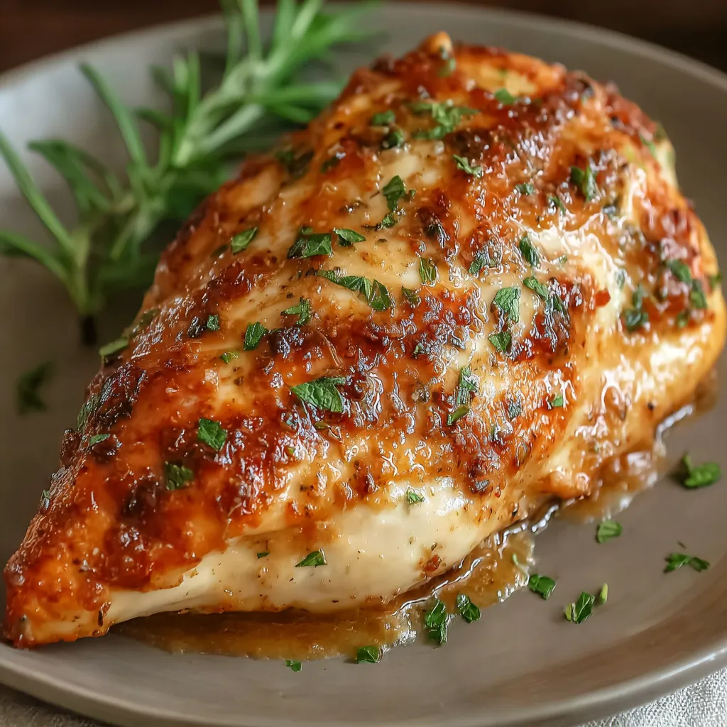 A close-up shows a juicy cooked Chicken Breast, ready to be added to a healthy meal.