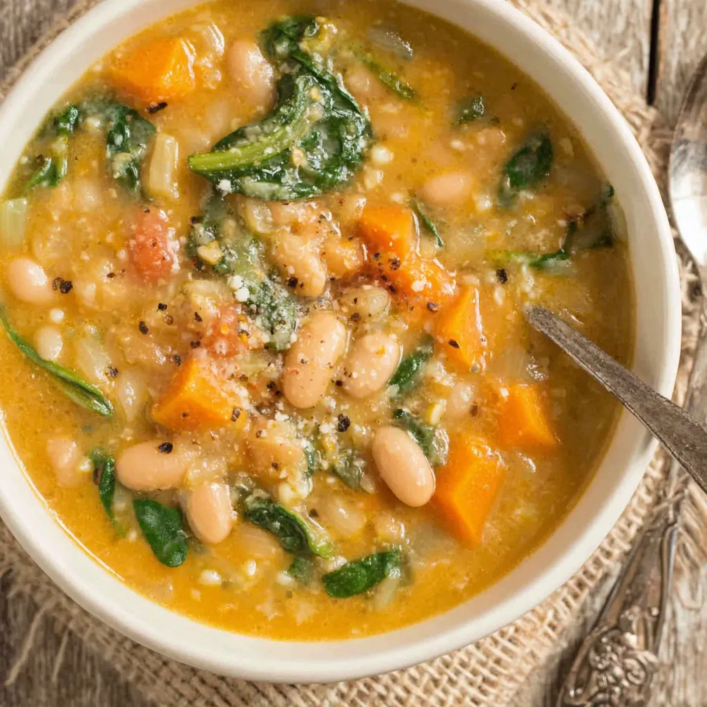 Creamy White Bean Soup Recipe A close-up shot enhances the White Bean Soup article with a second captivating image.