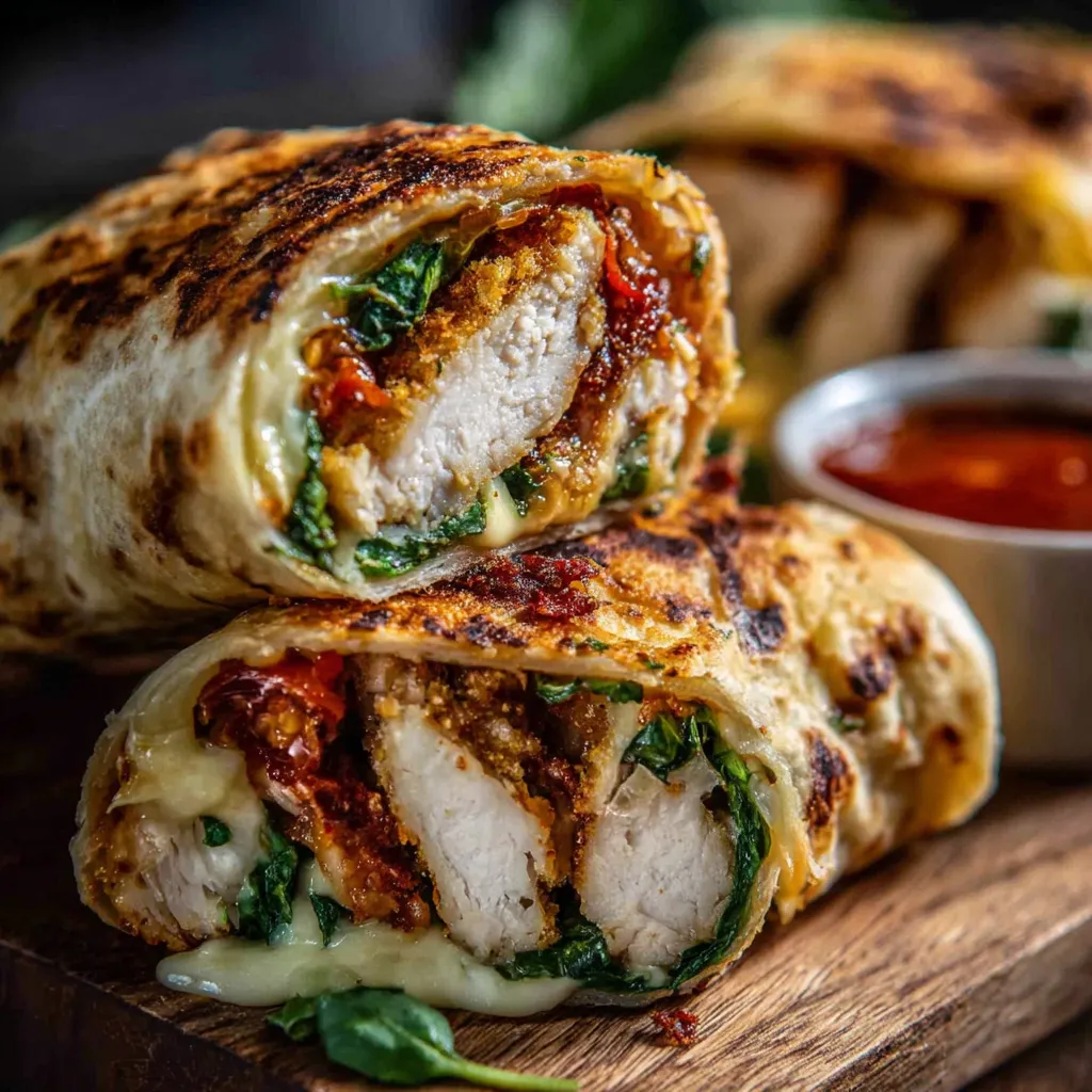 AIR FRYER CHICKEN MOZZARELLA WRAPS IRRESISTIBLE