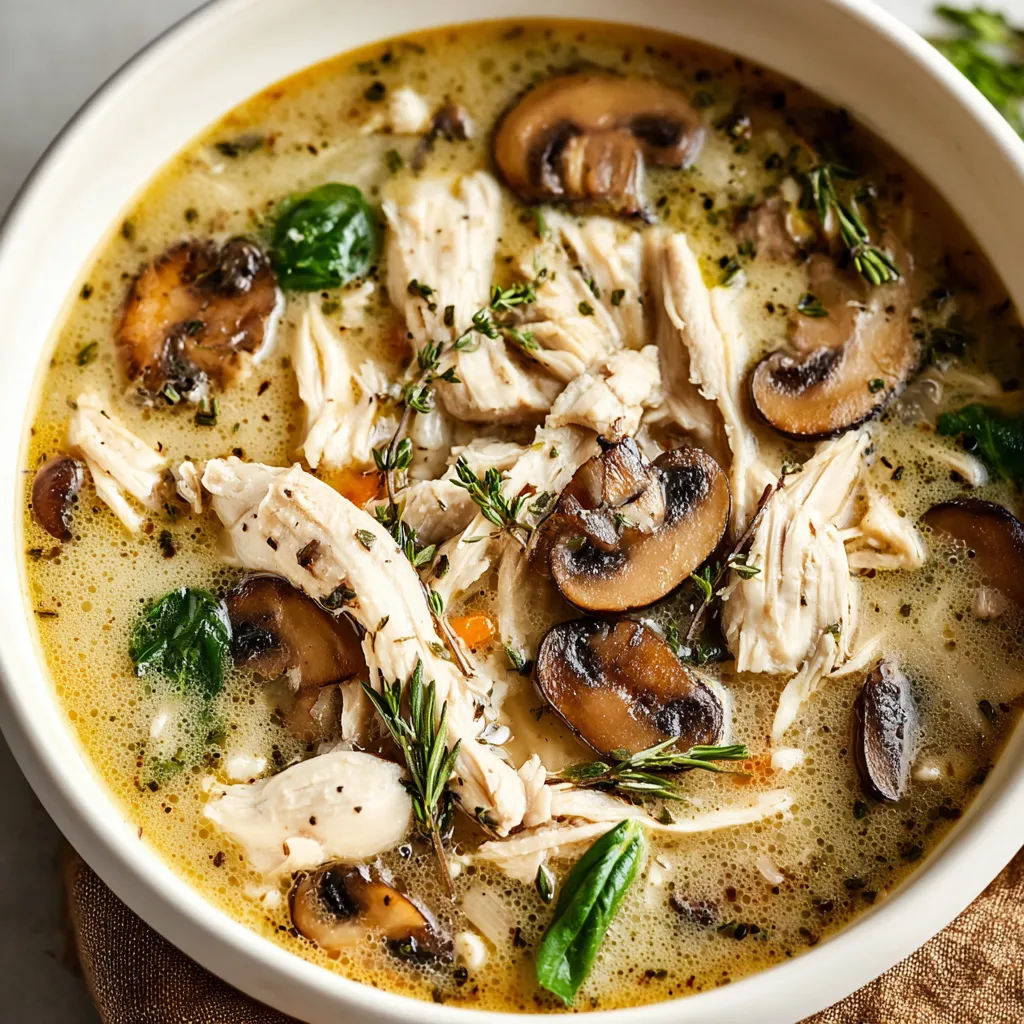 BEST ROTISSERIE CHICKEN MUSHROOM SOUP