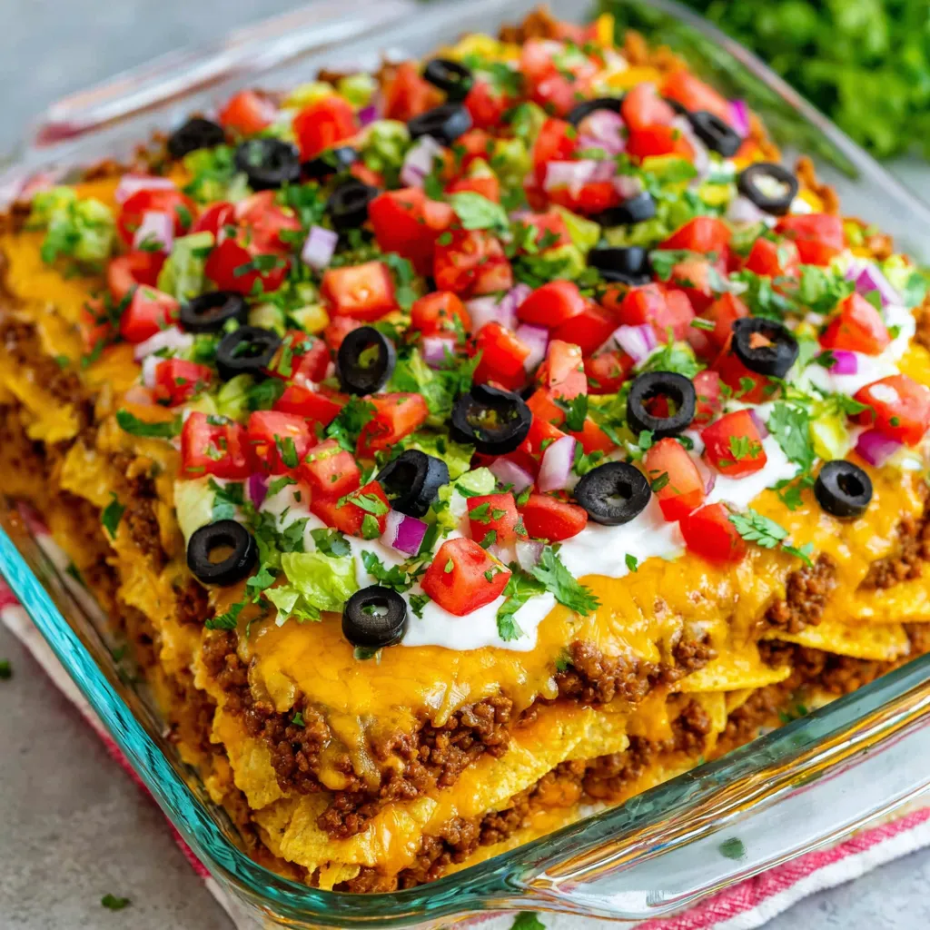 BEST WALKING TACO CASSEROLE