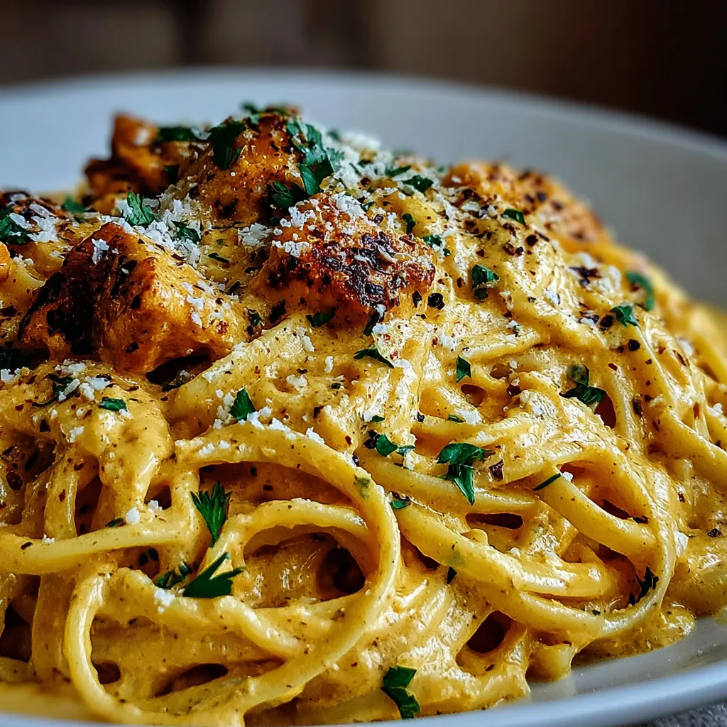 COWBOY BUTTER CHICKEN LINGUINE AMAZING