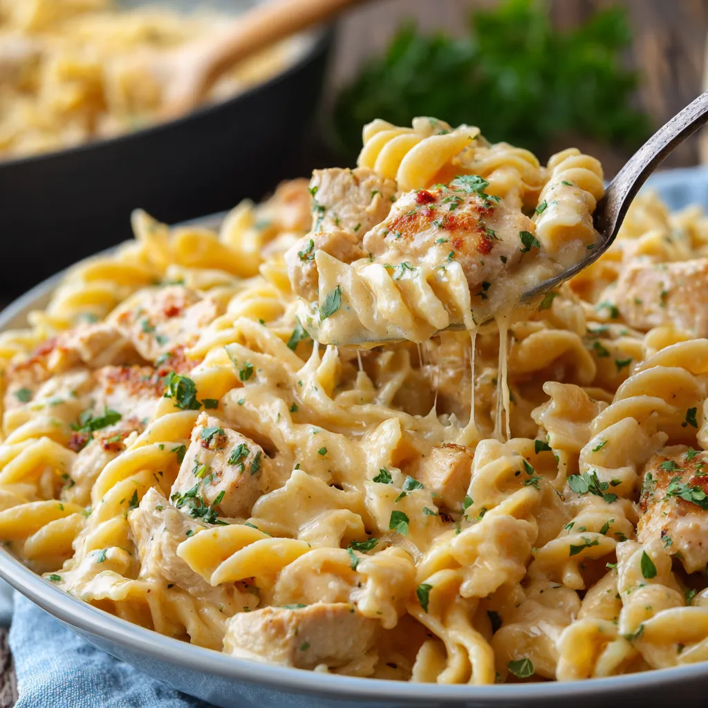 CREAMY CHEESY CHICKEN PASTA ULTIMATE