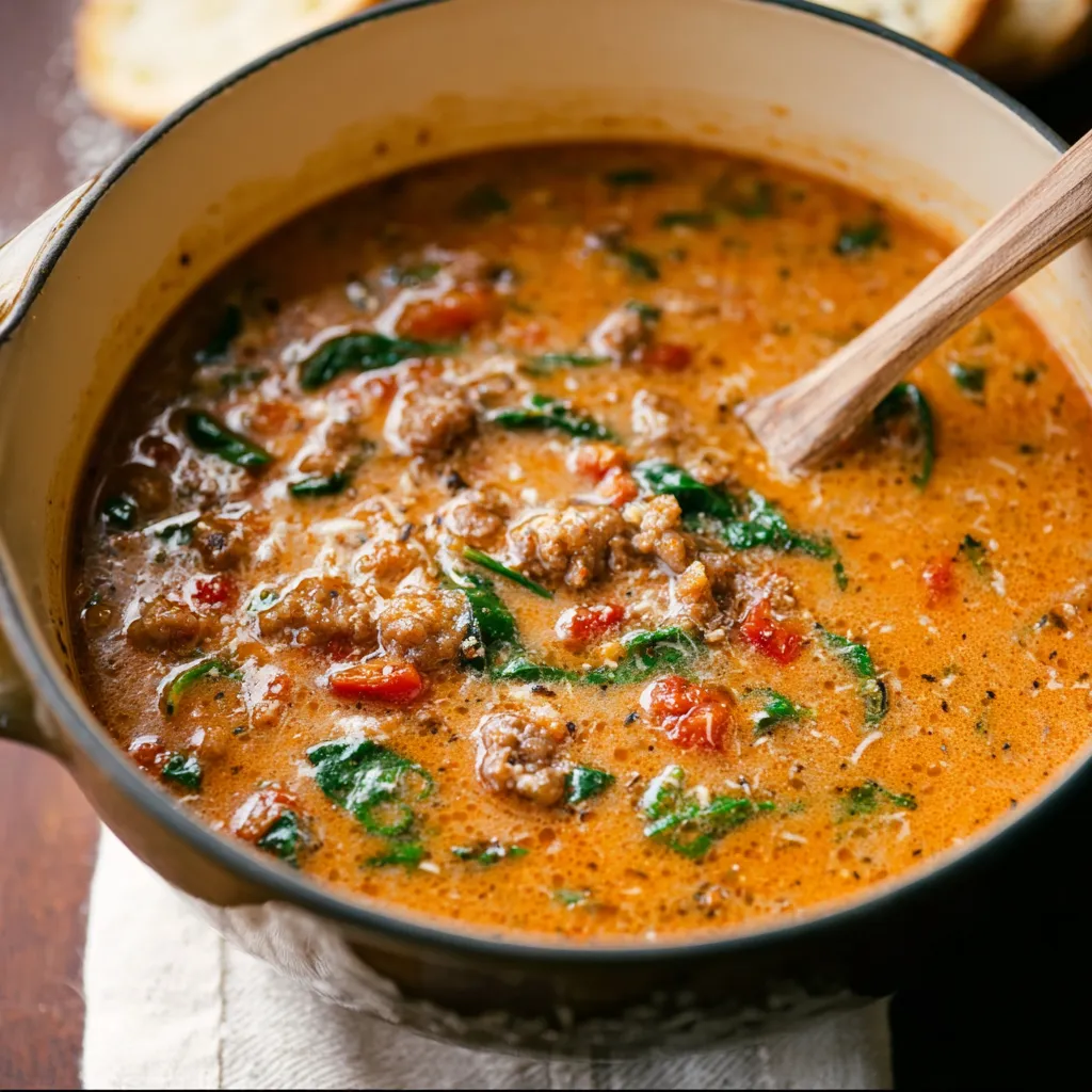 CREAMY TUSCAN SOUP IRRESISTIBLE