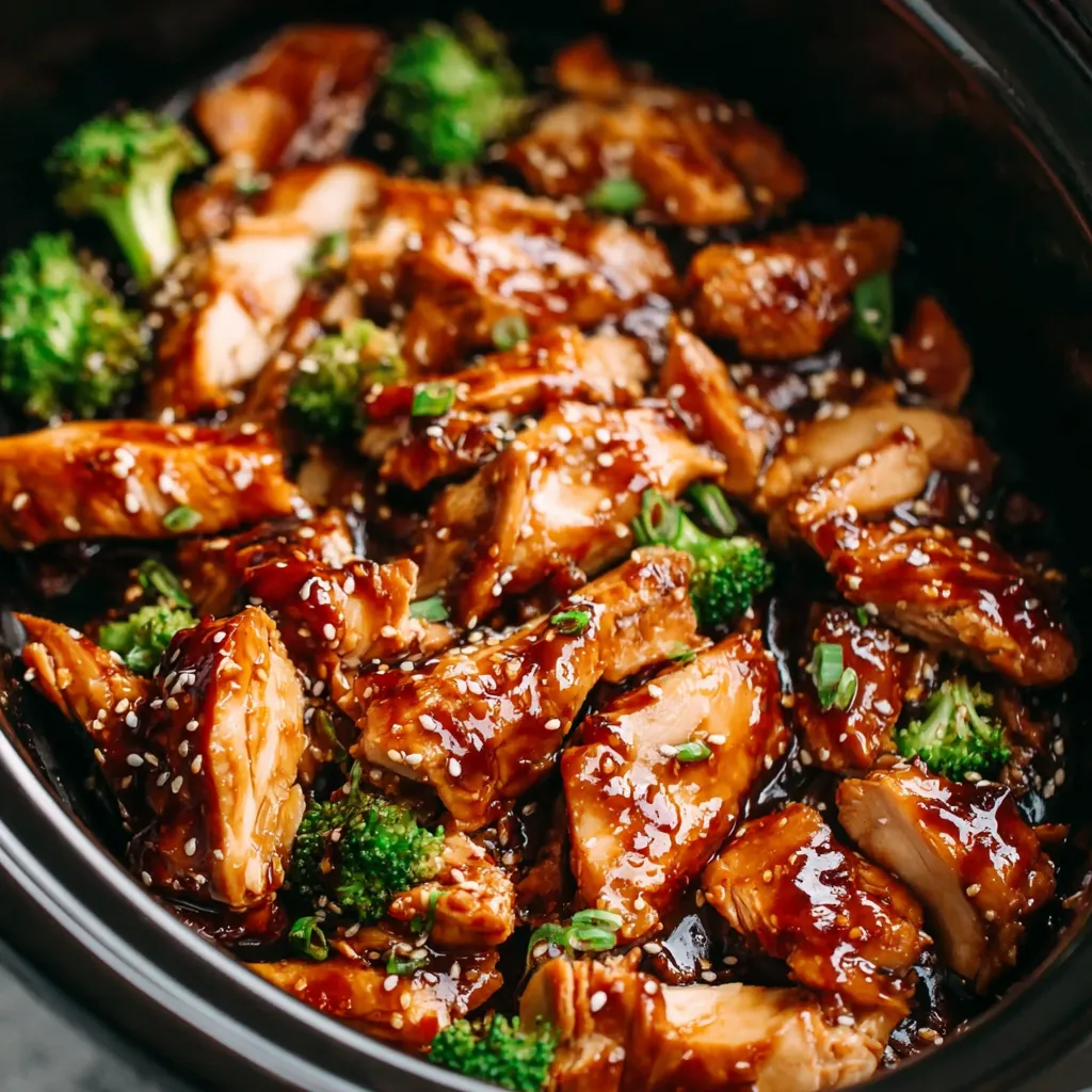 Crockpot Teriyaki Chicken is a featured image showcasing the delicious, easy-to-make slow cooker meal.