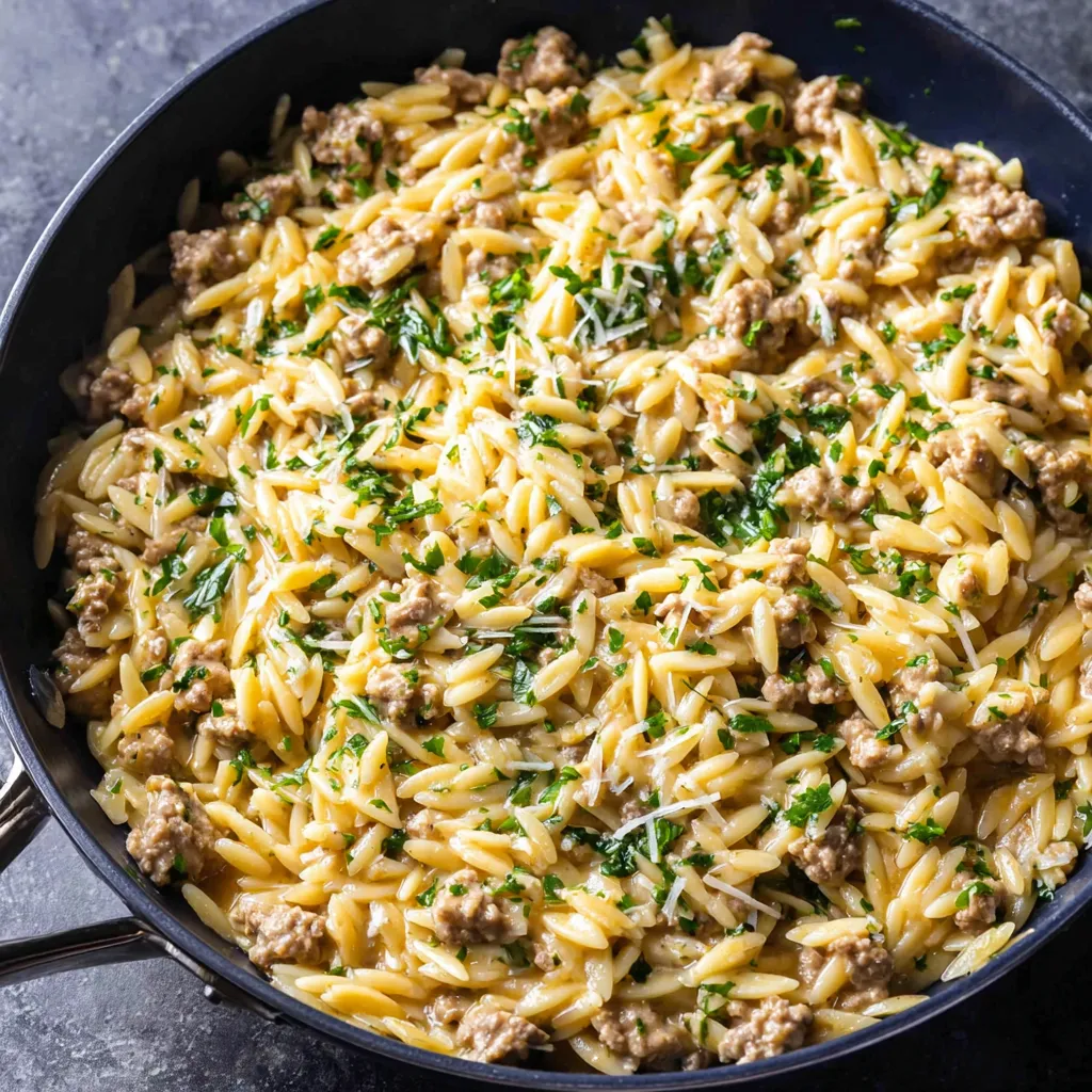 GROUND TURKEY ORZO AMAZING