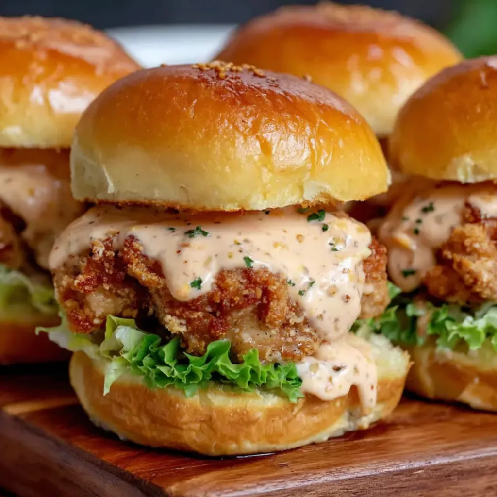 IRRESISTIBLE BANG BANG CHICKEN SLIDERS