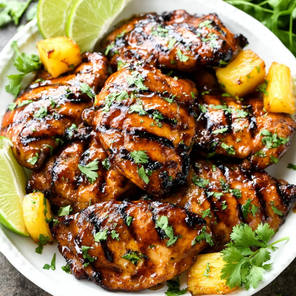 IRRESISTIBLE BROWN SUGAR PINEAPPLE CHICKEN