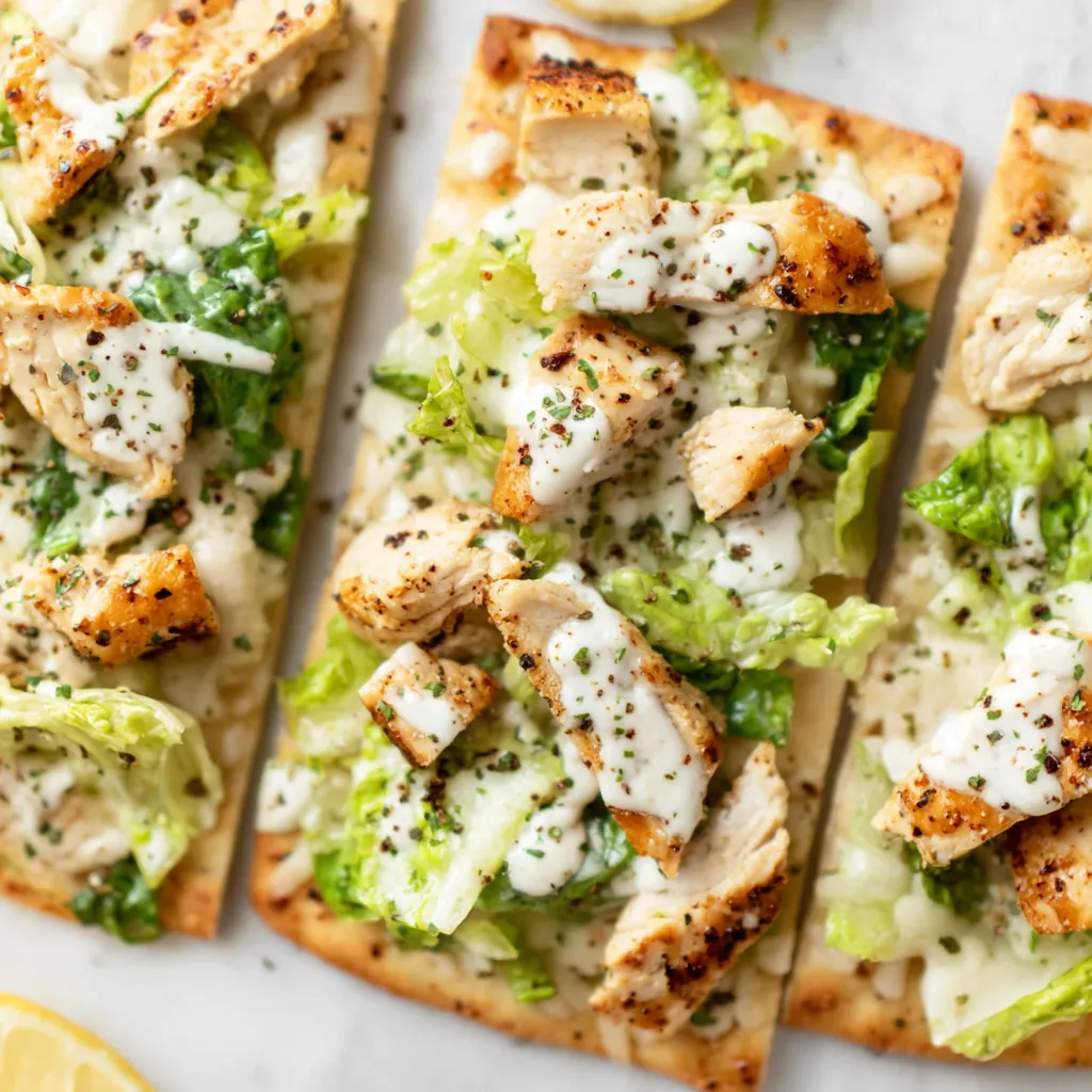 IRRESISTIBLE CHICKEN CAESAR FLATBREAD
