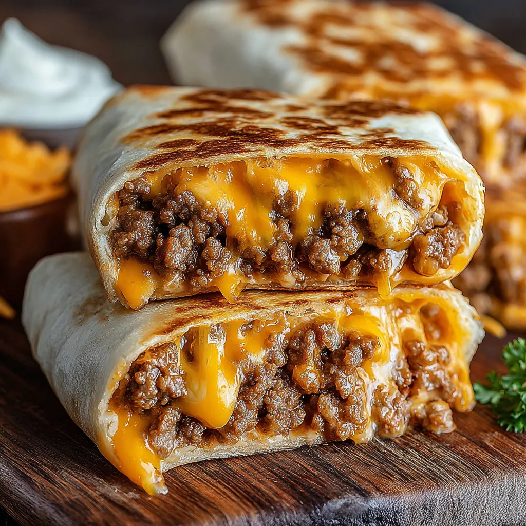 IRRESISTIBLE GRILLED CHEESE BURRITO