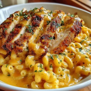 Honey Pepper Chicken Mac and Cheese is pictured as a delicious and creamy featured dish.