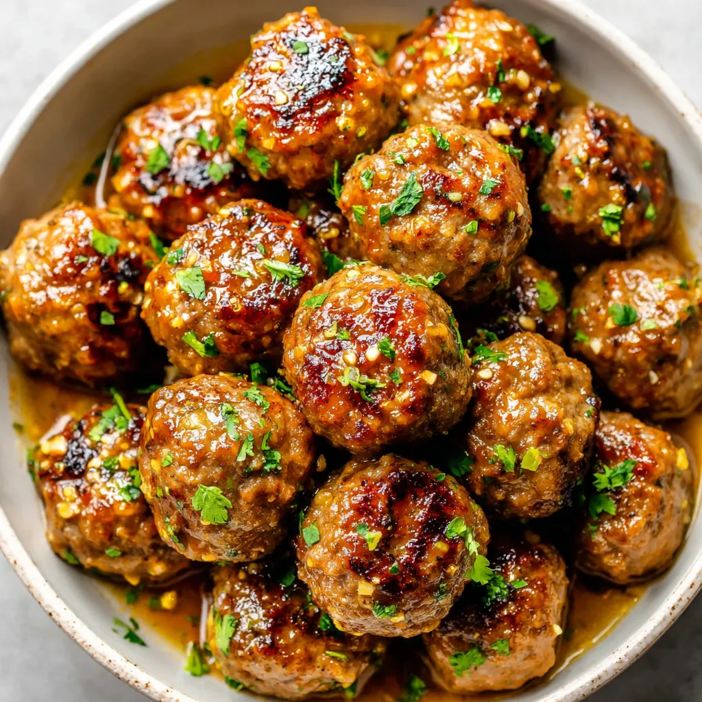 IRRESISTIBLE KETO GARLIC BUTTER MEATBALLS