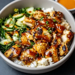 Delicious Hot Honey Chicken Bowl featured image showcases the flavorful and enticing meal.