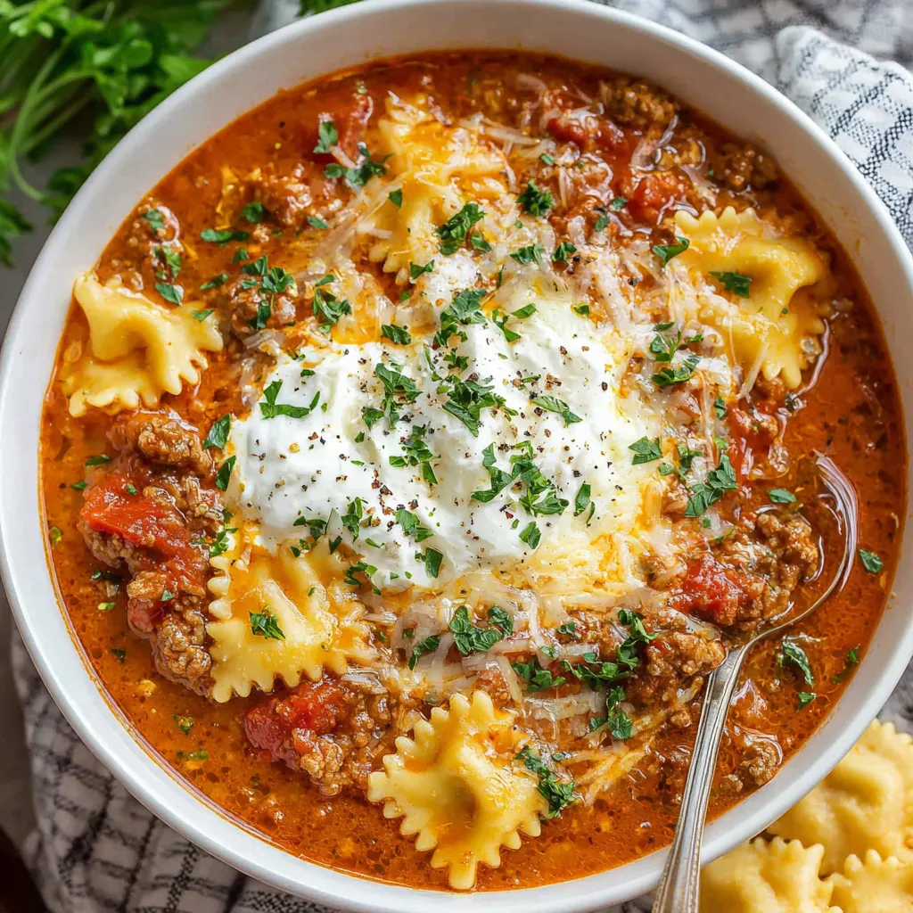 PERFECT LASAGNA SOUP RECIPE