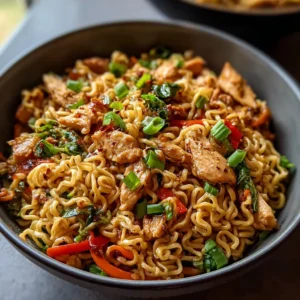Chicken Ramen Stir Fry featured image showcasing a delicious noodle stir fry with chicken.