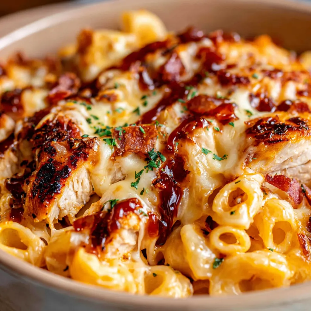 SMOKY BBQ CHICKEN MAC AND CHEESE ULTIMATE
