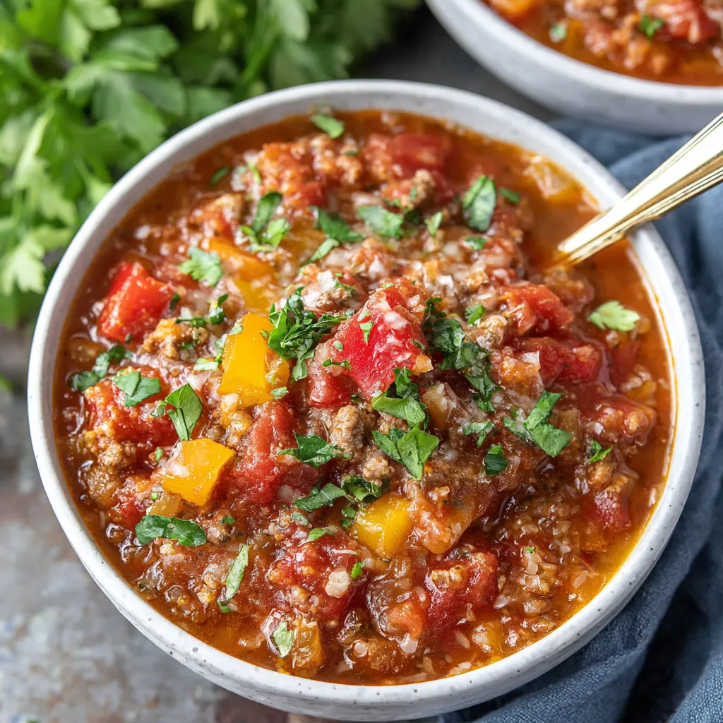 STUFFED PEPPER SOUP ULTIMATE