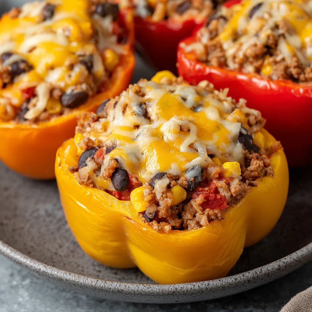 TACO STUFFED PEPPERS ULTIMATE RECIPE