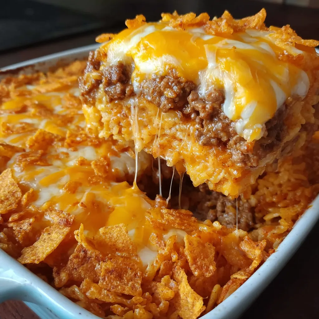 ULTIMATE CHEESY DORITO CASSEROLE