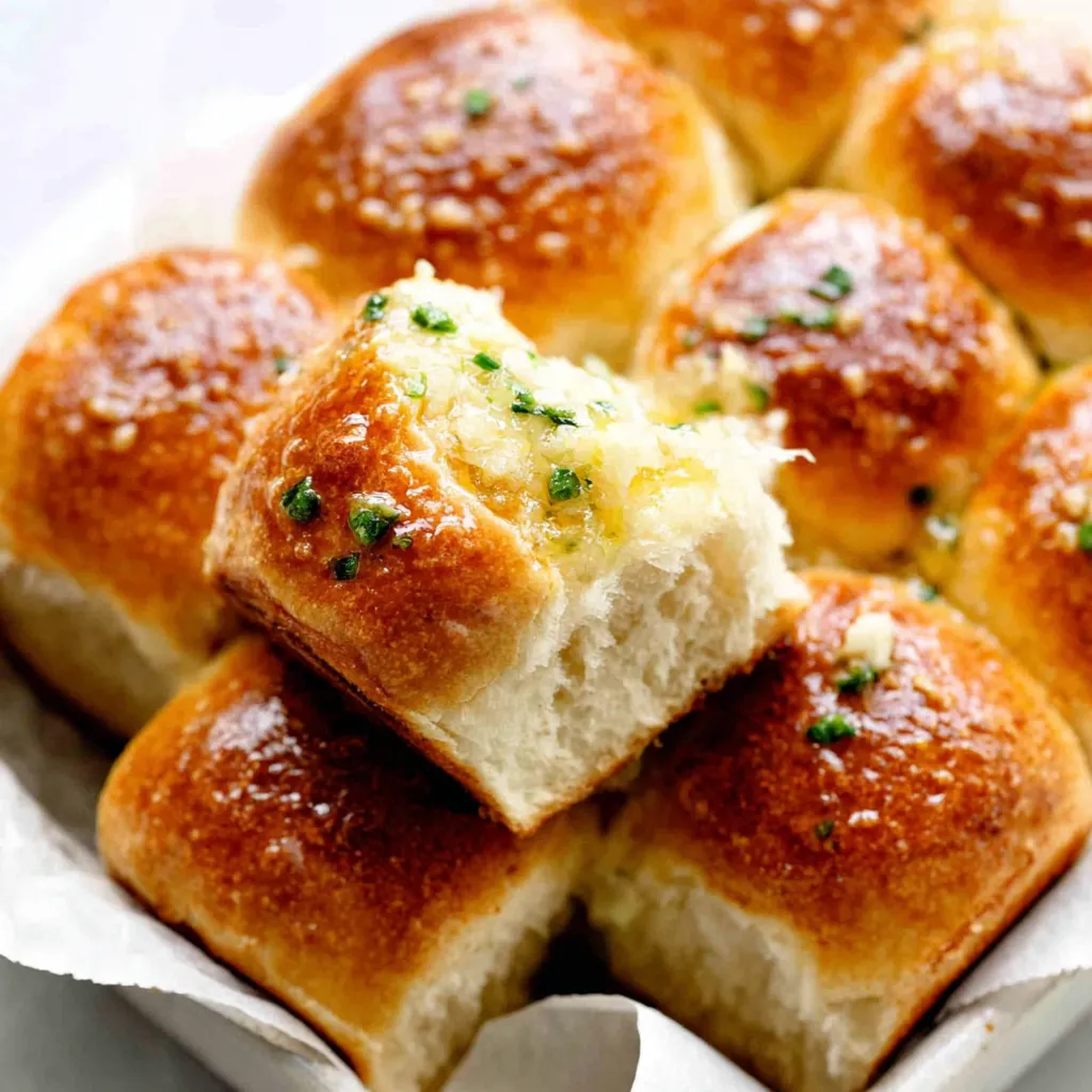 ULTIMATE GARLIC BUTTER BREAD ROLLS