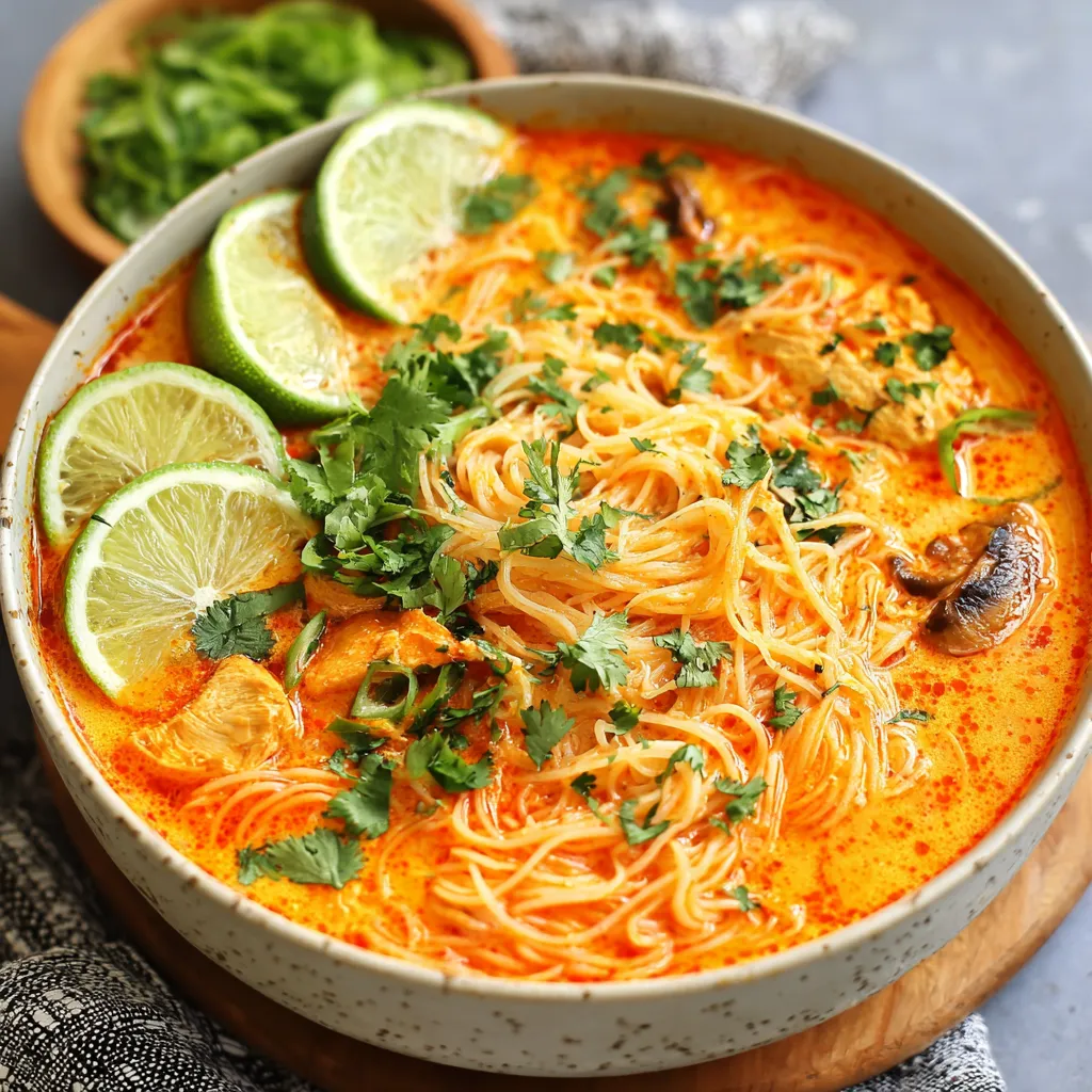 AMAZING THAI RED CURRY NOODLE SOUP