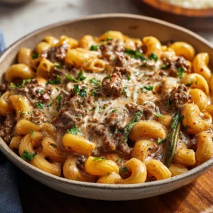 Delicious Beef Pasta dish served as a featured image.