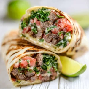 BEST CARNE ASADA BURRITO EVER 2 A delicious Carne Asada Burrito is showcased as the featured image.