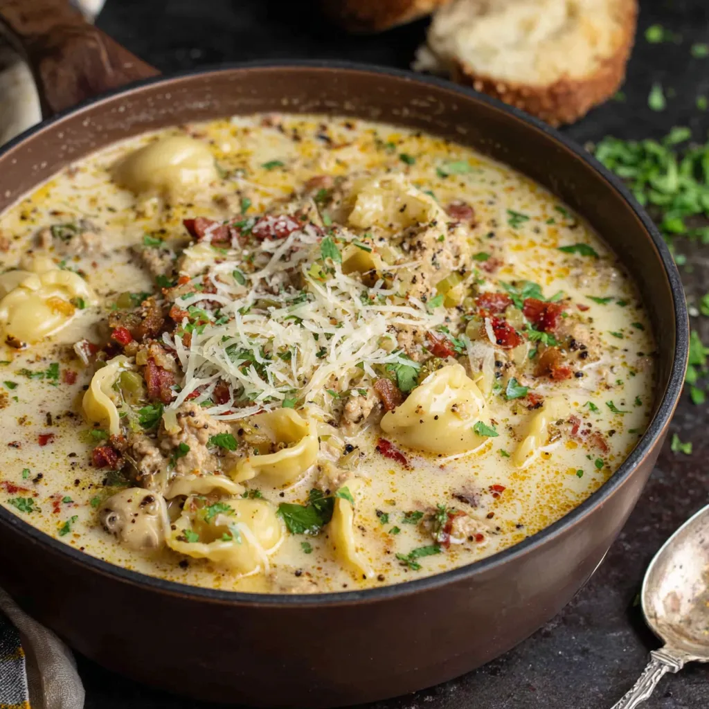 BEST ITALIAN GROUND CHICKEN SOUP