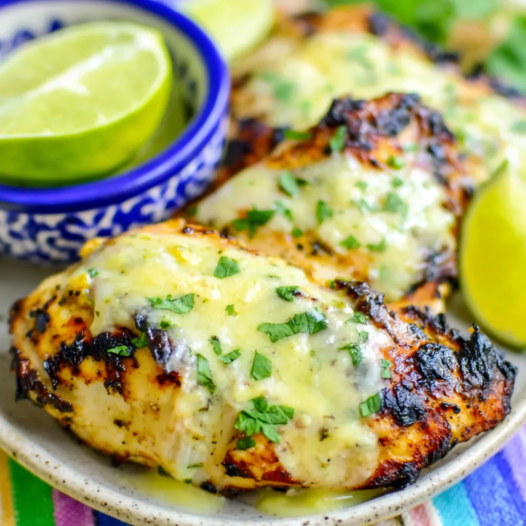 GRILLED SALSA VERDE PEPPER JACK CHICKEN IRRESISTIBLE 1 Grilled Salsa Verde Pepper Jack Chicken is shown in this featured image, highlighting its delicious and vibrant flavors.