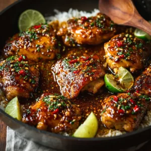 HONEY GARLIC CHICKEN ULTIMATE RECIPE 2 Delicious Honey Garlic Chicken glistening with sauce is the star of this recipe article.