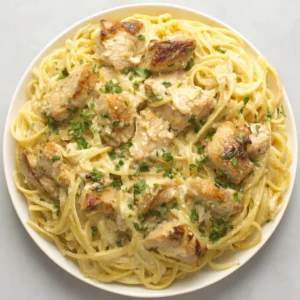 IRRESISTIBLE CHICKEN GARLIC PARMESAN PASTA 2 Chicken Garlic Parmesan Pasta is displayed as the featured image, showcasing a creamy and delicious pasta dish.