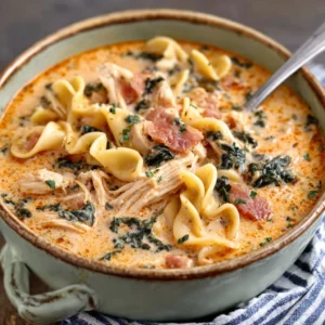 IRRESISTIBLE CREAMY CHICKEN SOUP 2 A comforting bowl of Chicken Soup, perfect for a cold day or when feeling under the weather, is featured in this article.