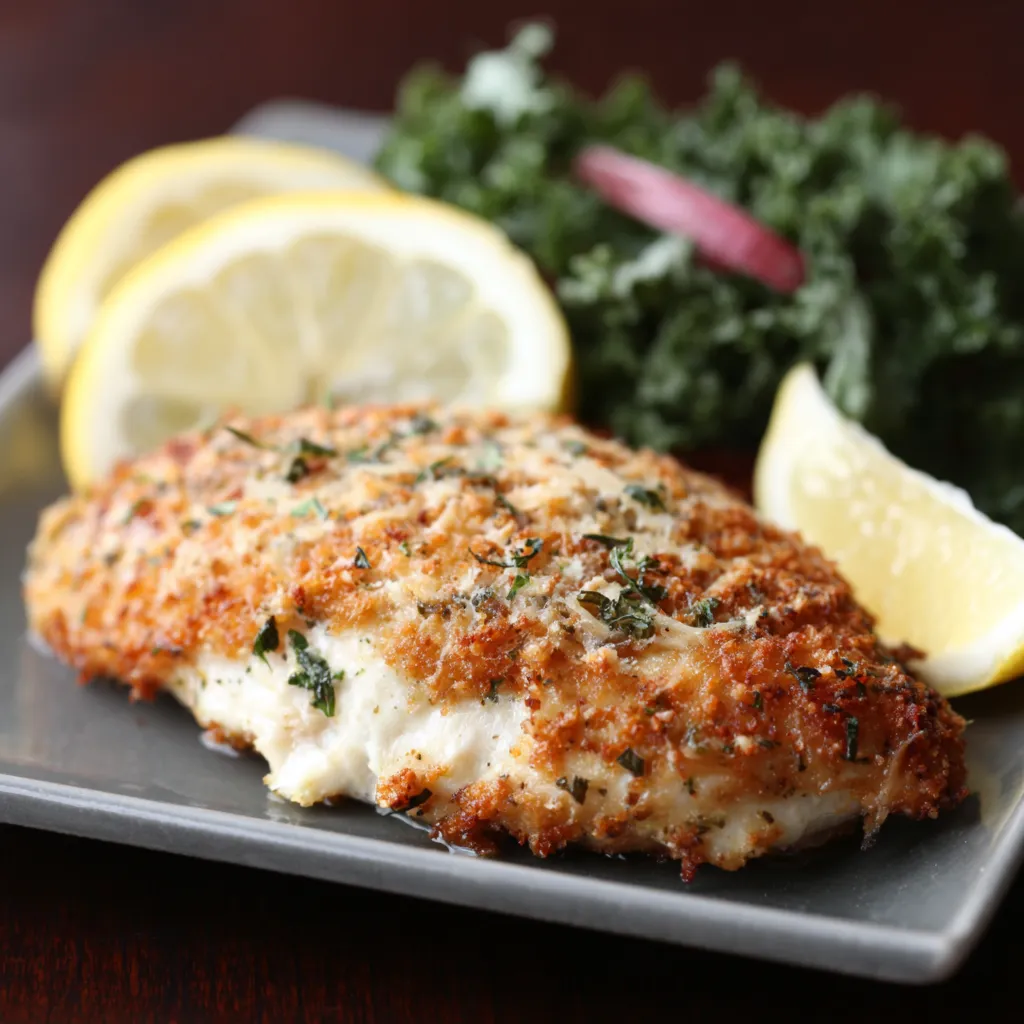 LEMON CHICKEN ROMANO AMAZING RECIPE 1 Lemon Chicken Romano, beautifully plated, showcases the delicious dish featured in the article.