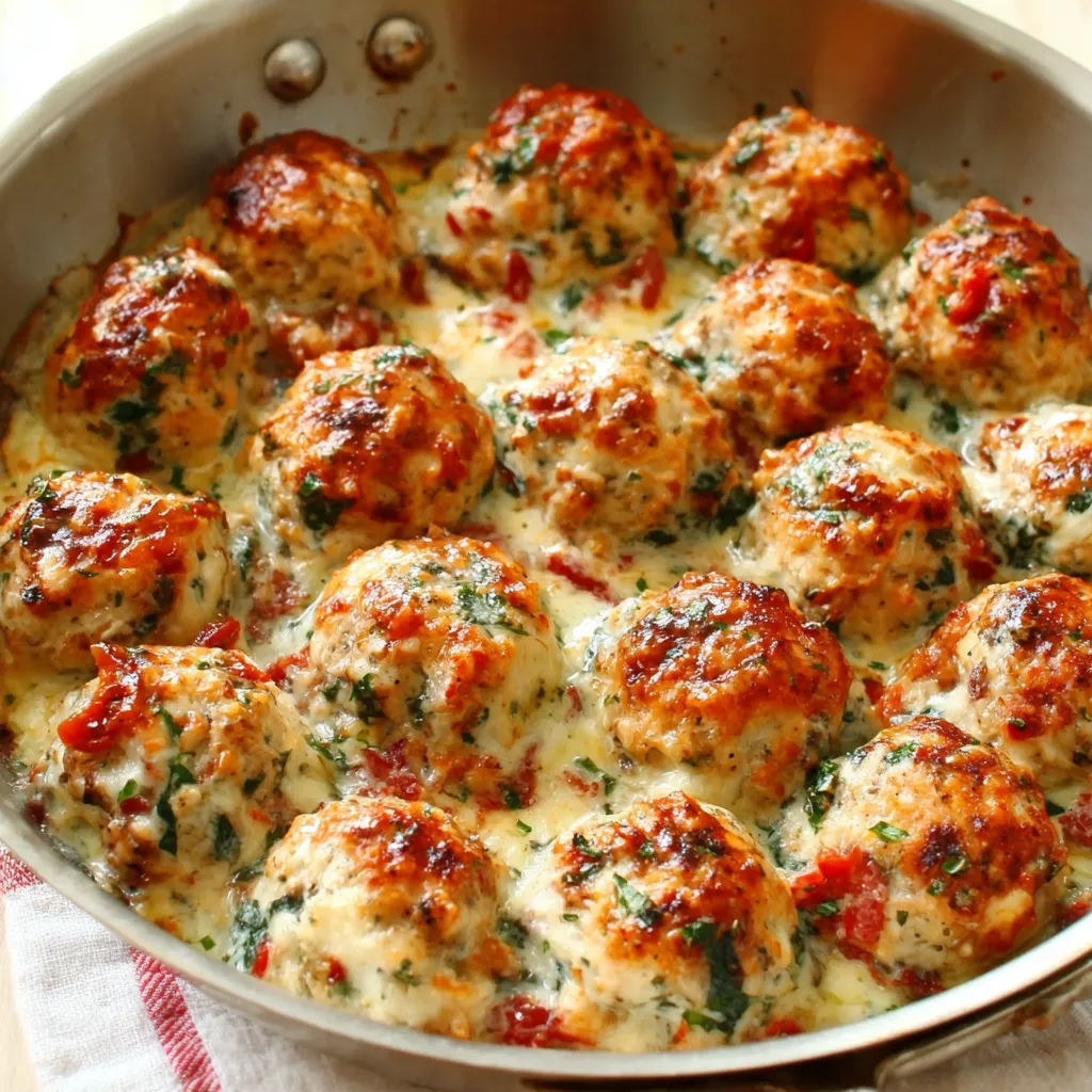 PERFECT BAKED CHICKEN RICOTTA MEATBALLS