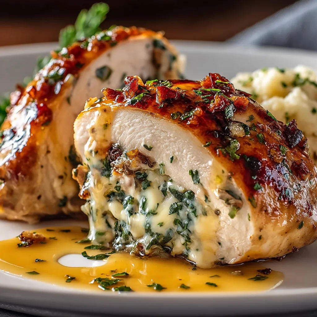 PERFECT RUTH’S CHRIS STUFFED CHICKEN