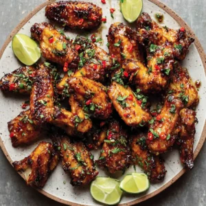 ULTIMATE PINEAPPLE-TERIYAKI CHICKEN WINGS 2 Pineapple-Teriyaki Chicken Wings are glazed to perfection in this featured image, showcasing their delicious, sticky texture and vibrant colors.