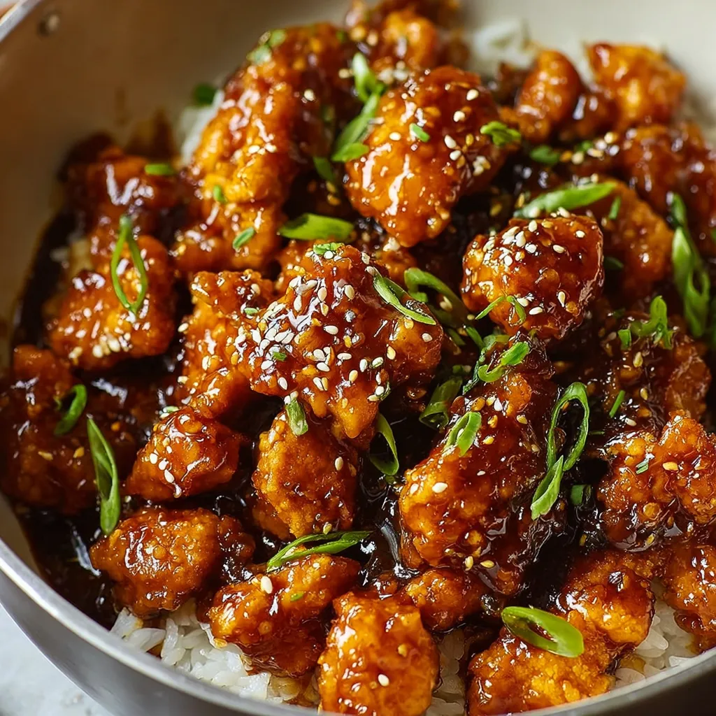 Another enticing image showcasing the delicious Honey Sesame Chicken dish.