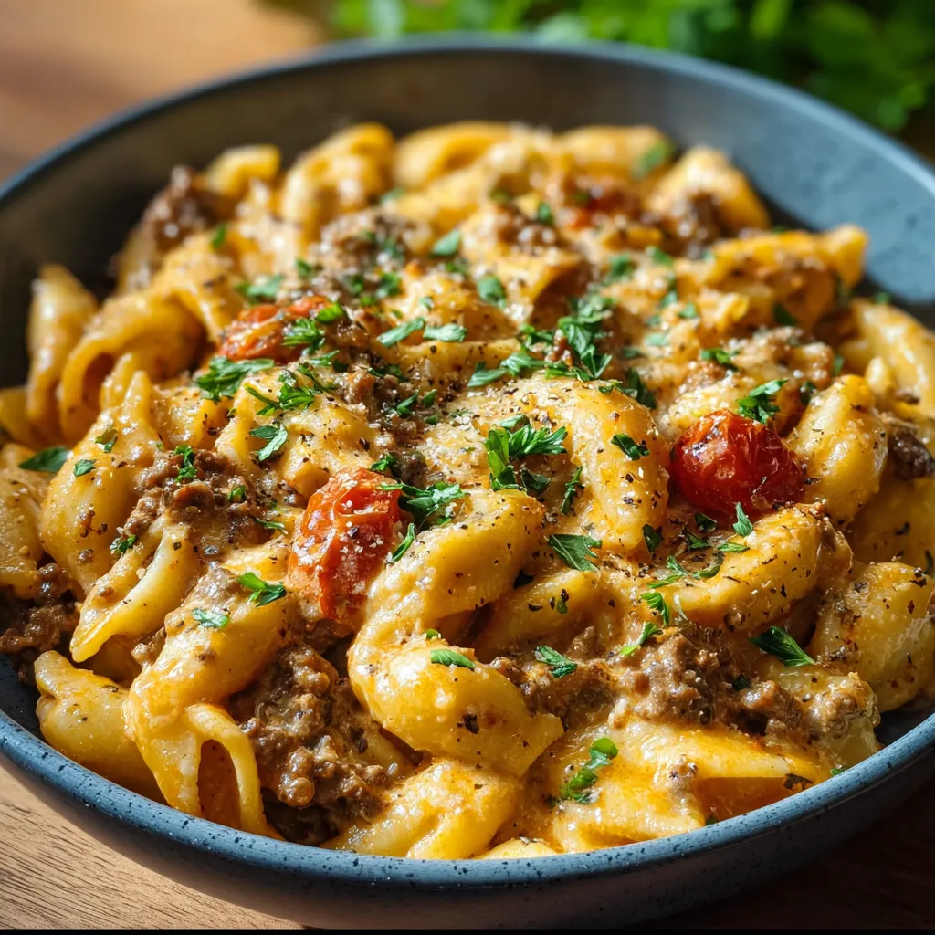 Alt text for second content image about High Protein Beef Pasta