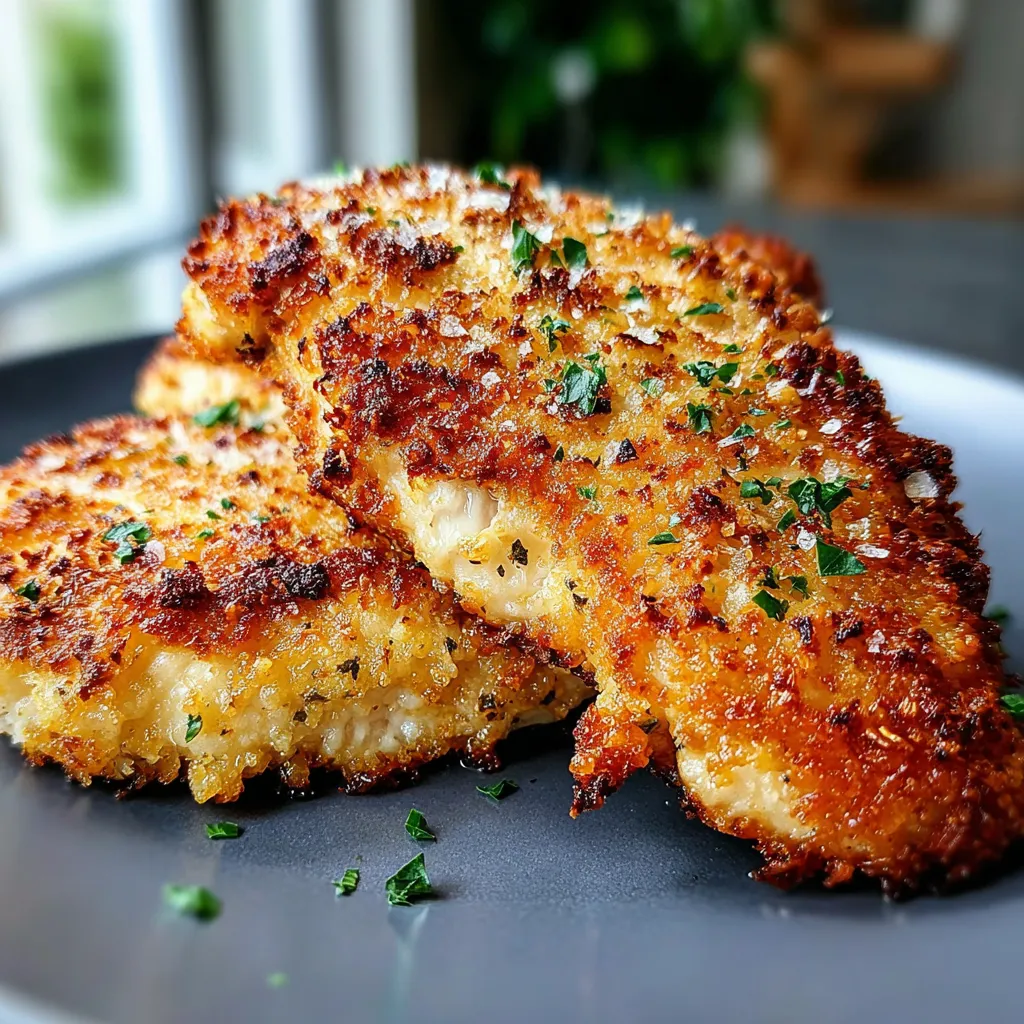 AIR FRYER PARMESAN CRUSTED CHICKEN BEST