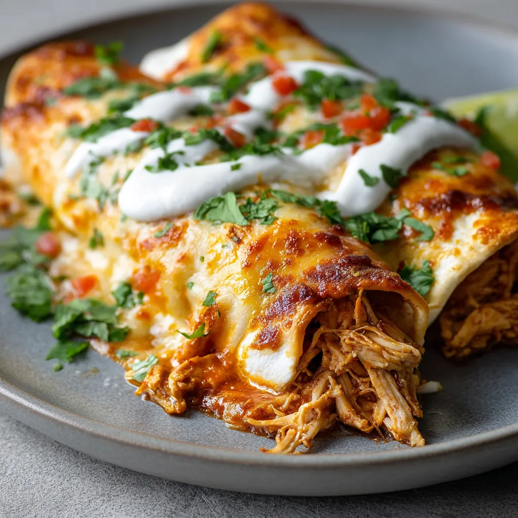 BEST CHICKEN ENCHILADAS EVER
