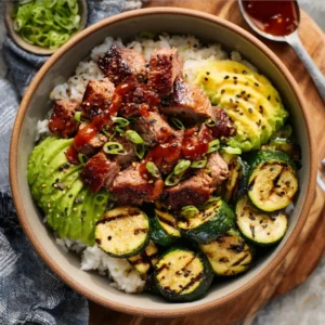 BEST GRILLED STEAK BOWL EVER 2 A delicious and vibrant Grilled Steak Bowl, perfect for a healthy and satisfying meal, is showcased as the featured image.