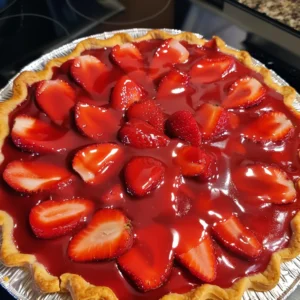BEST STRAWBERRY PIE RECIPE 2 A delicious homemade Strawberry Pie is showcased as the featured image.
