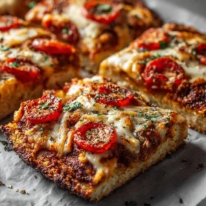 CHICKEN CRUST PIZZA EASY 2 A delicious homemade Chicken Crust Pizza is displayed as a featured image, showcasing a healthy and low-carb alternative to traditional pizza.